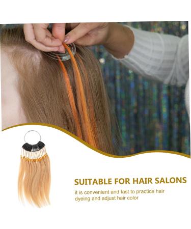 Gatuida Set De M ches Cheveux Naturels Pour Entra nement Coloration Avec Boucles Dor es Accessoires Stables Et Ajustables Pour Salons Et tudiants Coiffure - Buy Online on GoSupps.com