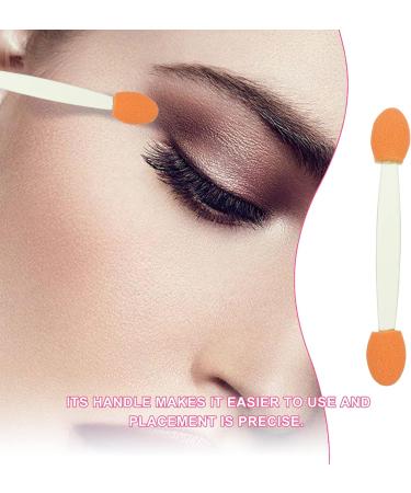 MUSISALY 100pcs Double Ended Eyeshadow Brush Eyeshadow Brush Sponge Double-sides Eye Brush Green Emulsion - Buy Online on GoSupps.com