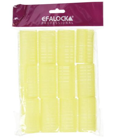 Efalock Professional Adhesive Rollers 32mm - Yellow (1 Pack of 12) | International Shipping - Buy Online on GoSupps.com