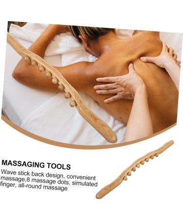 Gleavi 1stk SHA Apparatus - Wooden Back Massage Device for Tendon Pulling & Trigger Point Relief | Portable Muscle Soreness Roller - Buy Online on GoSupps.com