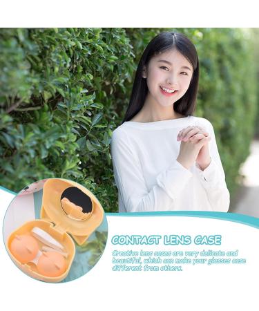 DOITOOL Contact Lens Case - Creative Portable Mini Container (2pcs) for Travel & Everyday Use - Buy Online on GoSupps.com
