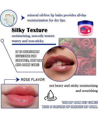 6 Pack Lip Balm Moisturizing Tinted Lip Balm Mini Hydrating Lip Mask for Dry Cracked Lips Smooth Lip Balm Bulk Lip Care Product 6 Pcs - Buy Online on GoSupps.com