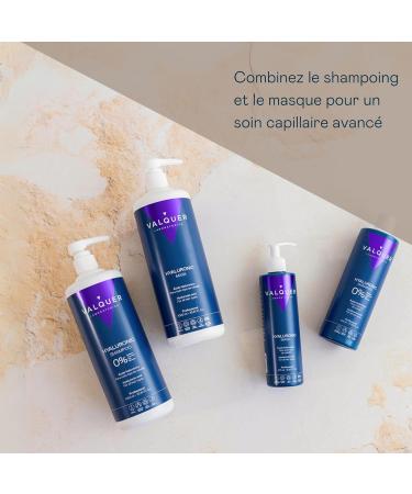  Valquer Laboratorios Valquer Hyaluronic Acid Shampoo and Mask Pack Extra Hydration and Vitality For All Hair Types Zero% - 400 ml + 275 ml - Buy Online on GoSupps.com