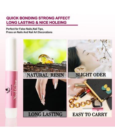 15 PCS Professional Nail Glue for Acrylic & False Nails - Super Bond Adhesive for Broken & Press on Nails - Buy Online on GoSupps.com
