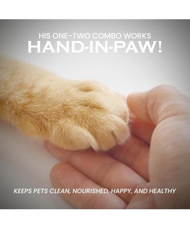 Oakwood Natural Aloe Vera Coat Conditioner & Tearless Oatmeal Shampoo for Pets - Hypoallergenic Grooming Set for Dogs & Cats - Relieves Dry Skin Itching & Detangles - Buy Online on GoSupps.com