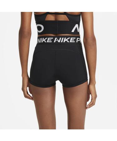 Nike Women's Pro 3 Compression Shorts - Black/White Medium - Buy Online on GoSupps.com