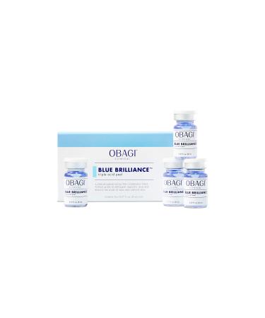 Obagi Clinical Blue Brilliance Triple Acid Peel 4 Piece Kit (0.27 Fl Oz Per Vial)