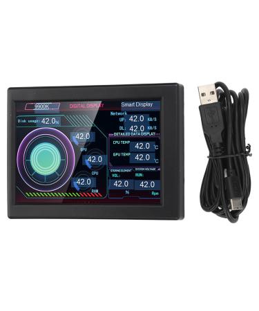 3.5-inch PC sensor panel display with several functions and stands USB-C connectivity IPS-USB-PC temperature display for games and overclocking