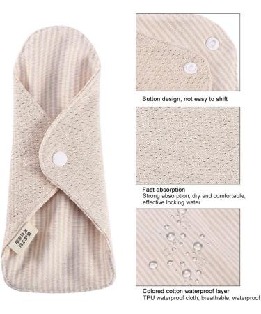 Reusable 7.5 x 2.6inch Swimming Sanitary Pads - Soft, Comfortable & Washable Menstrual Pantiliner for Periods - Buy Online on GoSupps.com
