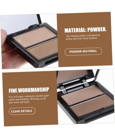 Poudre Ombrer Bicolore Palette Compacte pour Contouring et Illumination Visage Maquillage Professionnel Mariage Usage Quotidien - Buy Online on GoSupps.com