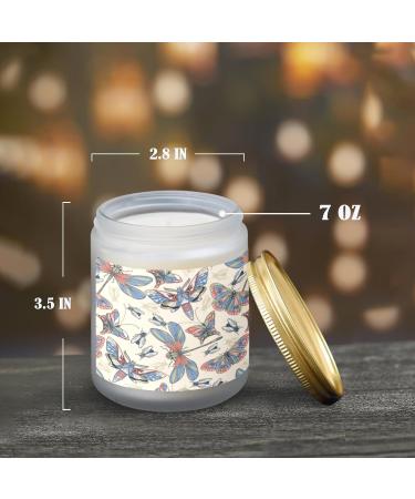 Vanilla Candles | Aromatherapy Jar Candles - 7 oz Long Lasting Scented Gift Set for Women | Perfect Birthday Gifts with Butterflies & Dragonflies - Buy Online on GoSupps.com