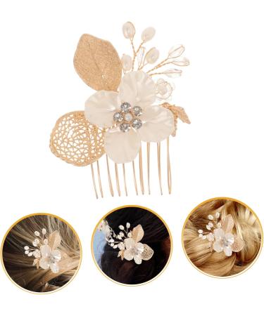 FOMIYES Gold Leaf Side Comb Hair Accessories for Bride Women Hair Pin Vintage Hair Accessories Hair Side Comb Leaf Hair Accessories Hair Accessories for Girl Headpieces for Wedding - Buy Online on GoSupps.com
