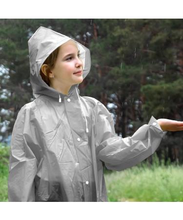 10 Pack Reusable Lightweight Rain Coats with Hood - Waterproof Rain Gear for Adults - Portable Ponchos for Outdoor Activities - Buy Online on GoSupps.com