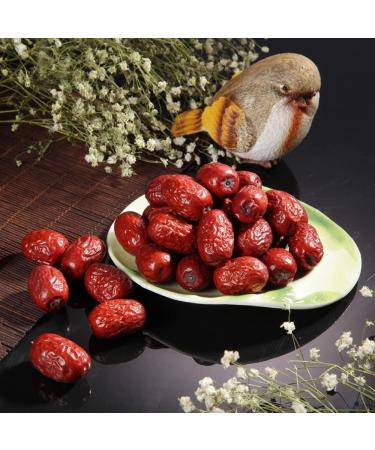 Red Dates Jujube Slices Snack JUJUBE Chinese Organic Dried Hongzao Red Dates Chinese Organic Red Dates Tea (500 Grams /1.10 lbs) - Buy Online on GoSupps.com
