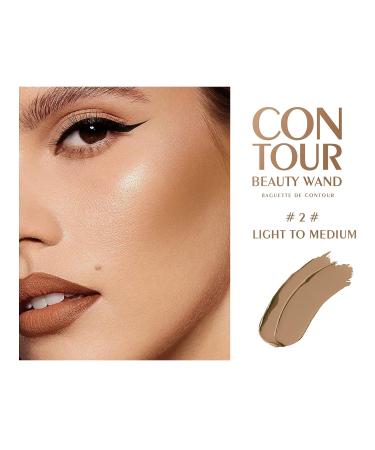 Ownest Beauty KYDA Contour Beauty Wand Liquid Face Concealer with Cushion Applicator - High Coverage Matte Finish - Lightweight Blendable Cream Contour Stick (Light to Medium) - Buy Online on GoSupps.com