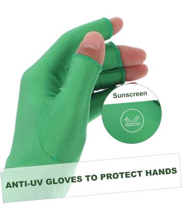 FOYTOKI 1 Pair Nail Gloves Fingerless Mitts Manicure Gloves Sunscreen Gloves Anti-uv Gloves Fingerless Gloves Gloves Manicure Tools UV Shield Gloves Nail Art Tools - Buy Online on GoSupps.com