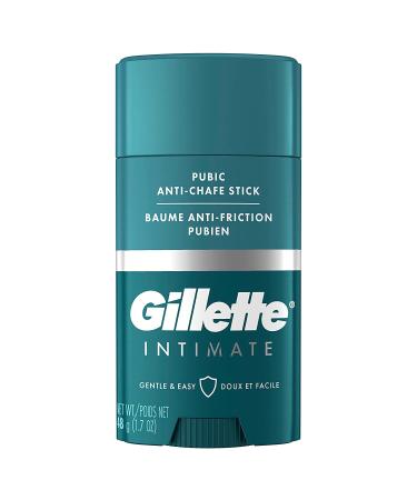 Gillette Intimate Pubic Anti-Chafe Stick for Men - Reduces Rubbing & Irritation - Dermatologist Tested - Buy Online on GoSupps.com