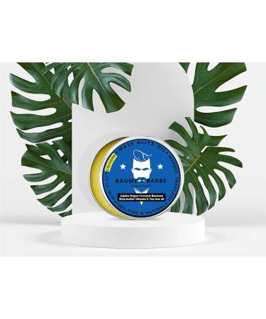 Mass Aliya Oil Men's Beard Balm - 100% pure and natural - Leave-in treatment with shea argan jojoba coconut and vitamin E. Softens styles and moisturizes the beard and mustache. 60 ml (Cologne) - Buy Online on GoSupps.com
