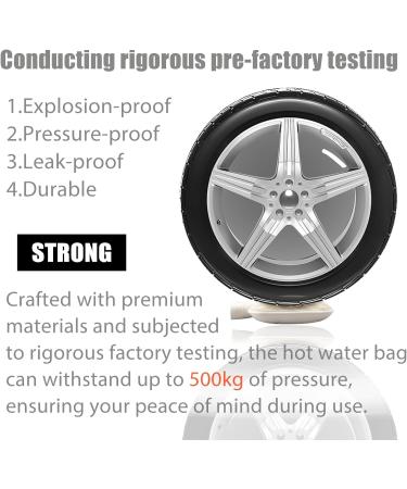 ANMIA 2L Hot Water Bag for Pain Relief - Eco Non Toxic Rubber - Hot and Cold Therapy for Muscles, Back, Neck, Shoulders, Feet, and Tummy - Silicone - Lavender - Buy Online on GoSupps.com