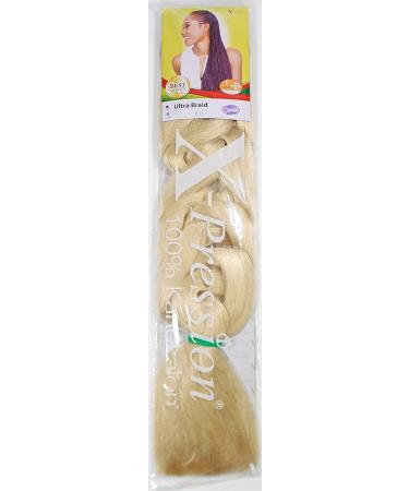 X-PRESSION (Xpression) Ultra Hair Braid (Braiding) Extension Choice of Colours (613 Pure BLonde) - Buy Online on GoSupps.com