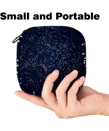Abstract Glitter Lady Napkin Storage Bag - Portable Menstrual Cup & Breastfeeding Holder for Women & Teens - Buy Online on GoSupps.com