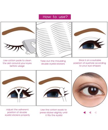 Beaupretty 300 Pairs Double Eyelid Tape - Invisible Self-Adhesive Eye Lift Stickers for Women - 2.5x0.5 cm - International Shipping Available - Buy Online on GoSupps.com