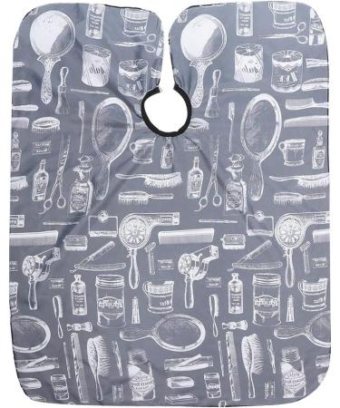 Waterproof Breathable Hairdressing Apron | Stylish Hair Salon Shawl Apron | 120x145cm Printed Hair Cutting Apron for Professionals - Buy Online on GoSupps.com