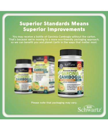 BioSchwartz Garcinia Cambogia 1500 mg - 90 Veggie Caps for Weight Loss & Appetite Control - Buy Online on GoSupps.com