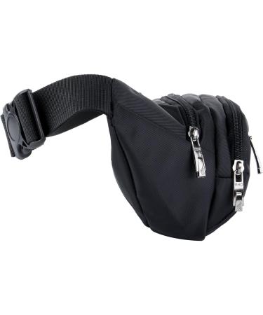 Waterproof Hip Pocket for Travel & Sports - Unisex Black Fodder Pocket for Outdoor Activities - Buy Online on GoSupps.com