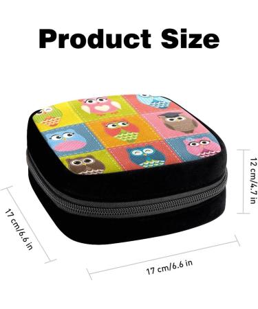 GIAPB Period Bag Sanitary Napkin Storage Owl Bird Pattern Color1006 - Buy Online on GoSupps.com