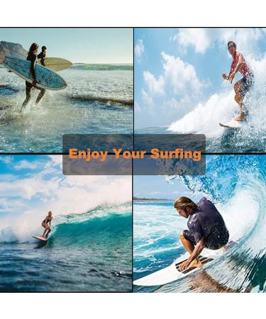 4-Piece Black Surfboard Traction Pads - Anti-Slip Front Pad for Surfboards, Skimboards, Shortboards, Longboards, and Kayak - Buy Online on GoSupps.com