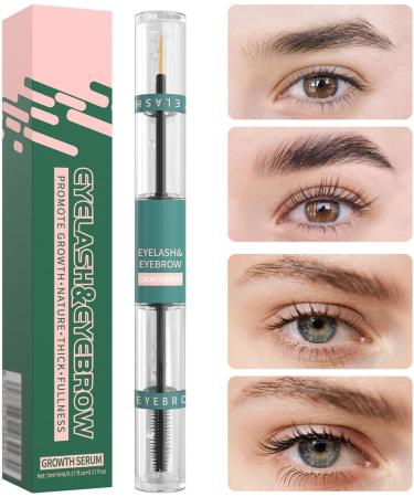 Eyebrow Growth Liquid | Double Ended Eyebrow Growth Liquid Fast Absorbing Nourishing Solution Natural Beauty Product for Daily Use - Buy Online on GoSupps.com