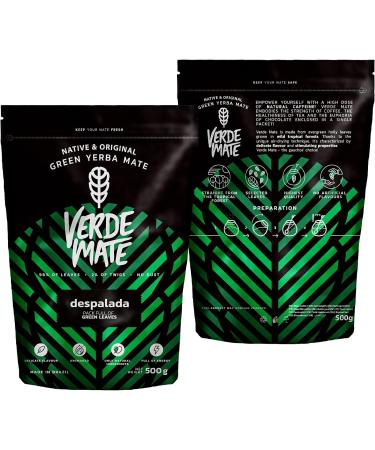 Verde Mate Green Despalada 0.5 kg - Pure Fine Yerba Mate from Brazil | Natural Caffeine | Air-Dried - Buy Online on GoSupps.com
