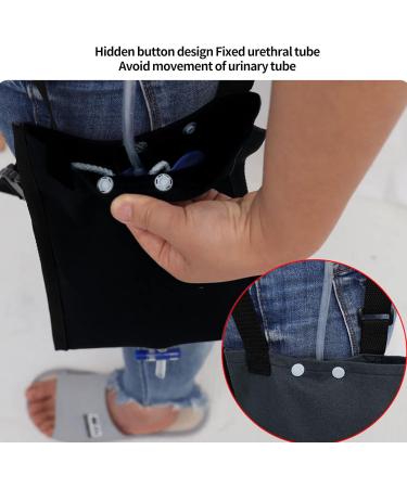 Shop Catheter Bag Covers - Urine Bag Cover & Holder with Safety Lock | Black Catheter Leg Bag for Comfort & Convenience - Buy Online on GoSupps.com