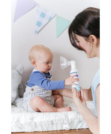 Navage Baby Micro-Mist Saline Inhaler - Saline Nasal Spray for Congestion Relief - Pediatrician Endorsed Baby Nasal Spray w/Mask & Quiet, Continuous Mist (2.8 oz) - Buy Online on GoSupps.com