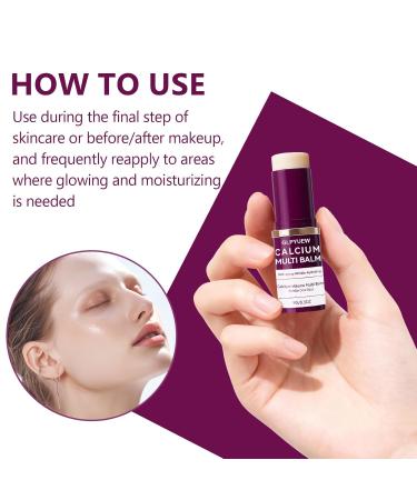 Cemenrete Calcium Multi Balm Korean Collagen Moisturing Stick Calcium Volume Multi Balm Wrinkle Core Stick cemenrete calcium multi balm anti-aging sagging wrinkles (Pack of 1) 0.3 Fl Oz (Pack of 1) - Buy Online on GoSupps.com