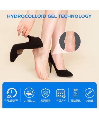 Sumifun 16-Pack Silicone Blister Prevention Adhesive Feet Bandages for Heels, Toes, and Calluses - Shoe Friction Relief Stickers - Buy Online on GoSupps.com