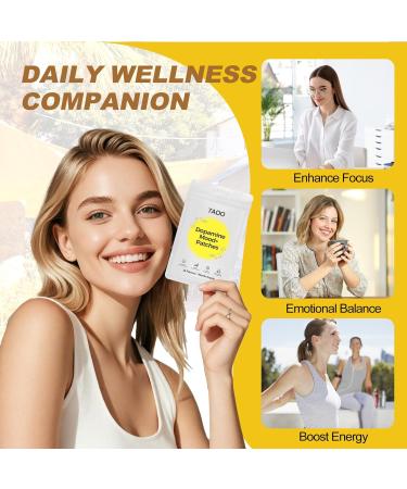 7AOO Dopamine Patches 30 Patches Promotes Natural Dopamine and Serotonin Balance for Clarity & Energy - Buy Online on GoSupps.com