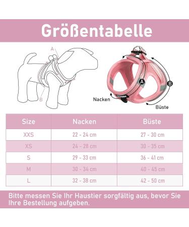Buy Pink Padded Dog Harness for Small Dogs - Comfortable & Stylish Puppy Harness - Buy Online on GoSupps.com