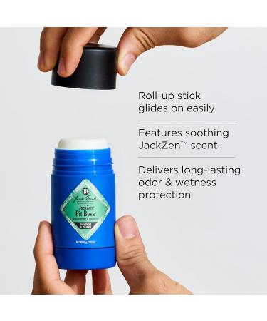 Jack Black Pit Boss Mens Deodorant Antiperspirant - Jack Black Deodorant for Men Antiperspirant for Men Antiperspirant Deodorant Men Men's Deodorant Mens Sensitive Skin Deodorant Mens Gifts Bamboo & Violet - Buy Online on GoSupps.com