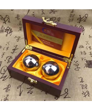 Unbit Baoding Balls - Magnetic Stainless Steel Stress Relief & Hand Therapy - Non-Vibrating Exercise Balls - Buy Online on GoSupps.com