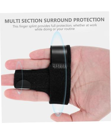 FRCOLOR Bone Splint for Hand Injuries - Fracture Brace with Steel Board Fixator | Aluminum Plate 26x7.5x0.5CM Black - International Shipping Available - Buy Online on GoSupps.com