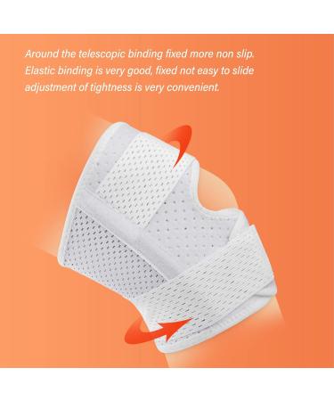 Buy SUNGOOYUE Knee Support - Protective Knee Pads for Sports | Patellar Joint Brace for Basketball & Running | Lightweight White Knee Guard (L - Buy Online on GoSupps.com