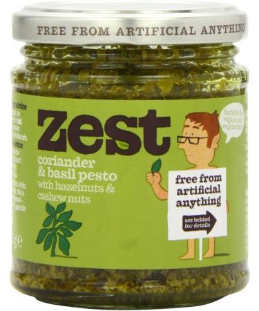 Zest | Coriander & Basil Pesto | 1 x 165g - Buy Online on GoSupps.com