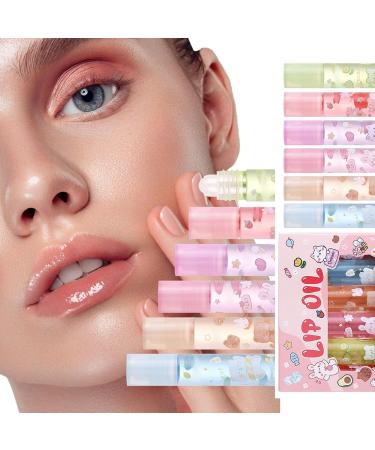 6piece lip gloss set to roll up lip gloss set with fruit flavor glossy makeup for children and young people suitable for children unit size 1 piece 1er Pack pink - Buy Online on GoSupps.com