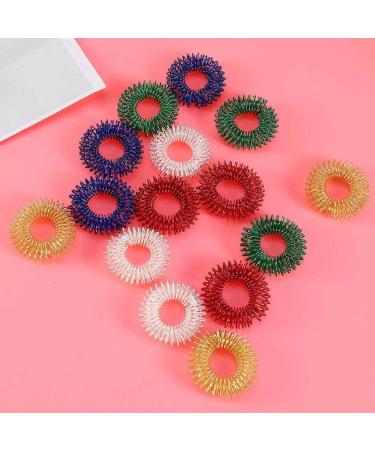 Healvian 12 STK Children's Mini Toy Massage Ring - Acupressure & Stress Relief Finger Toy for Kids - Ideal for Elementary School - Buy Online on GoSupps.com