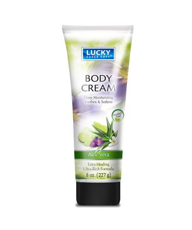Lucky Super Soft Body Cream Aloe Vera 8 Ounce
