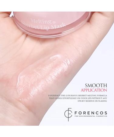 FORENCOS Melting Sherbet Lip Mask Overnight Treatment with Manuka Honey Olive Oil & Vitamin E Sleeping Mask & Repair Moisturizer for Dry Cracked Lips Nourishing Care 0.7 oz - Buy Online on GoSupps.com