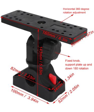 Universal 360 Fish Finder Assembly & Bracket - Kayak & Marine Accessories - Buy Online on GoSupps.com