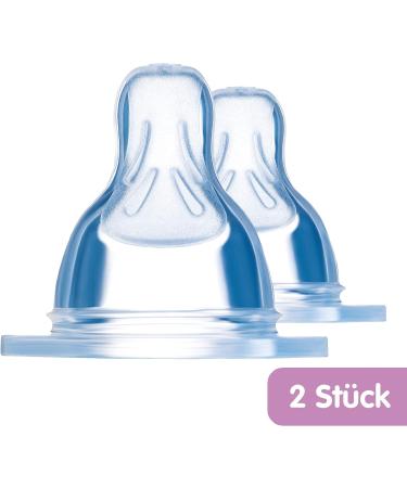 Set of 2 MAM Size 2 Anti Colic Baby Bottle Teats 4+ Months - Transparent, 2 Count - Buy Online on GoSupps.com